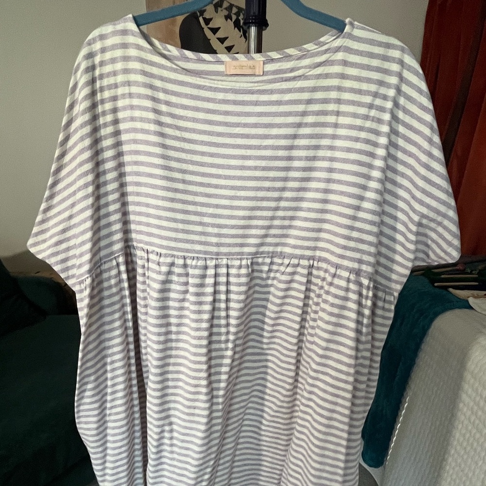 Striped Gray Dress